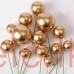 Faux Ball Cake Topper - Gold