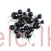 Faux Ball Cake Topper - Black