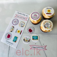 Edible Wafer Toppers Set - Teacher's Day - 4