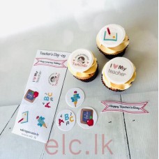 Edible Wafer Toppers Set - Teacher's Day - 9