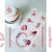 Edible Wafer Toppers Set - VALENTINES - YOU STOLE MY HEART ( pre-cut )