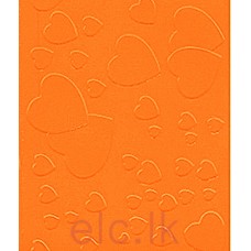 CK FONDANT IMPRESSION MAT - FLOATING HEARTS Valentine Design 2 