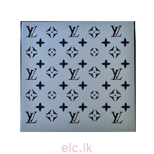 LV Design Pattern Stencil for Cookies or Cakes USA Made LS9030