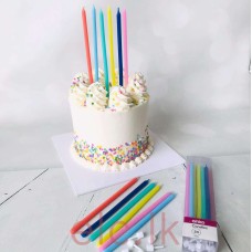 Candle - BRIGHT Colors Assorted 14.5cm