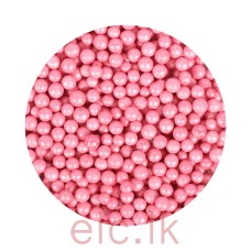 New ELC Sugar Pearls -  3-4mm Pearlised LOLLY PINK (20g)