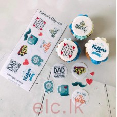 Father's Day Wafer Topper D2