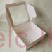 Cake Box - 10 x 10 x 4 inch with Window IVORY  (inside Ivory)