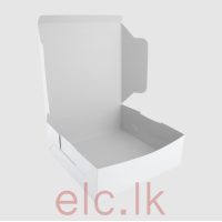 Cake Box - 12 x 12 x 4 Inch WHITE (Inside White)