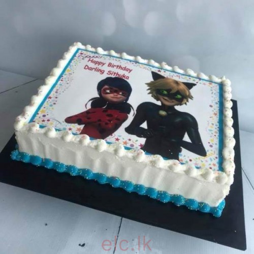 Ladybug And Cat Noir Cake